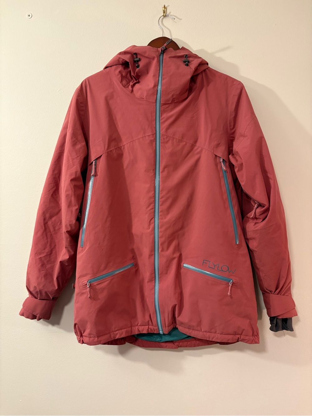 Flylow Avery Insulated Ski Jacket — Chile/Redwood — Size L 🏔️